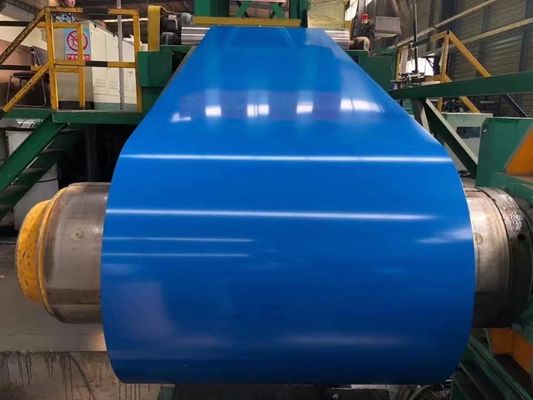 kaufen 0.18mm-1.2mm Dicke vorgefärbtes Stahlblech mit 15-20 Mikron Polyesterbeschichtung und hoher Recycelbarkeit online manufacture