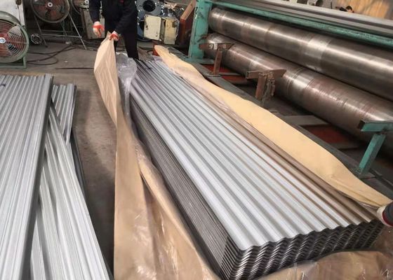 kaufen AZ180 DX51D Galvalume-Golfdachblech mit 800 mm effektiver Breite für Zivilbauten online manufacture